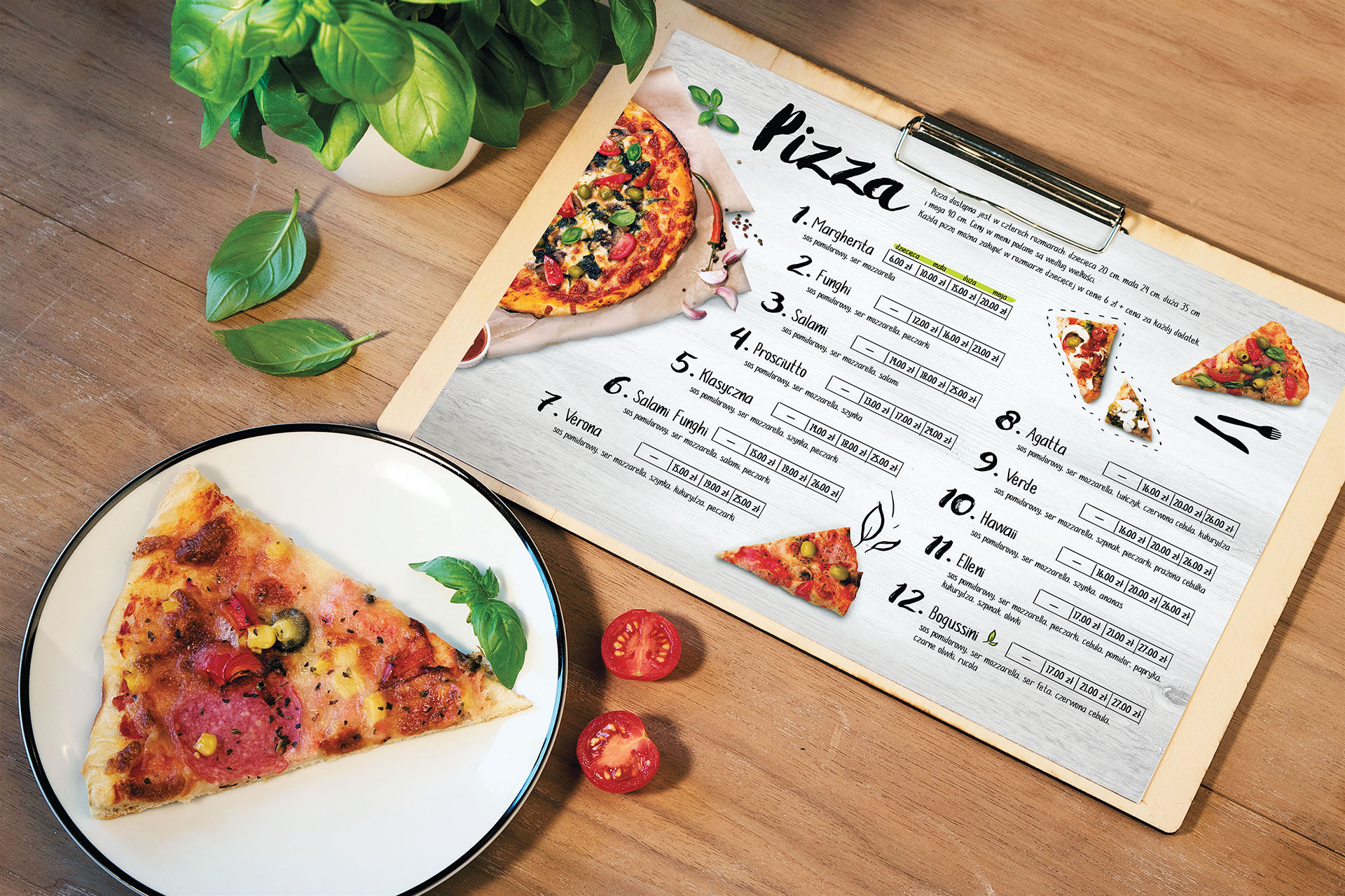 Mamaleone pizza i menu